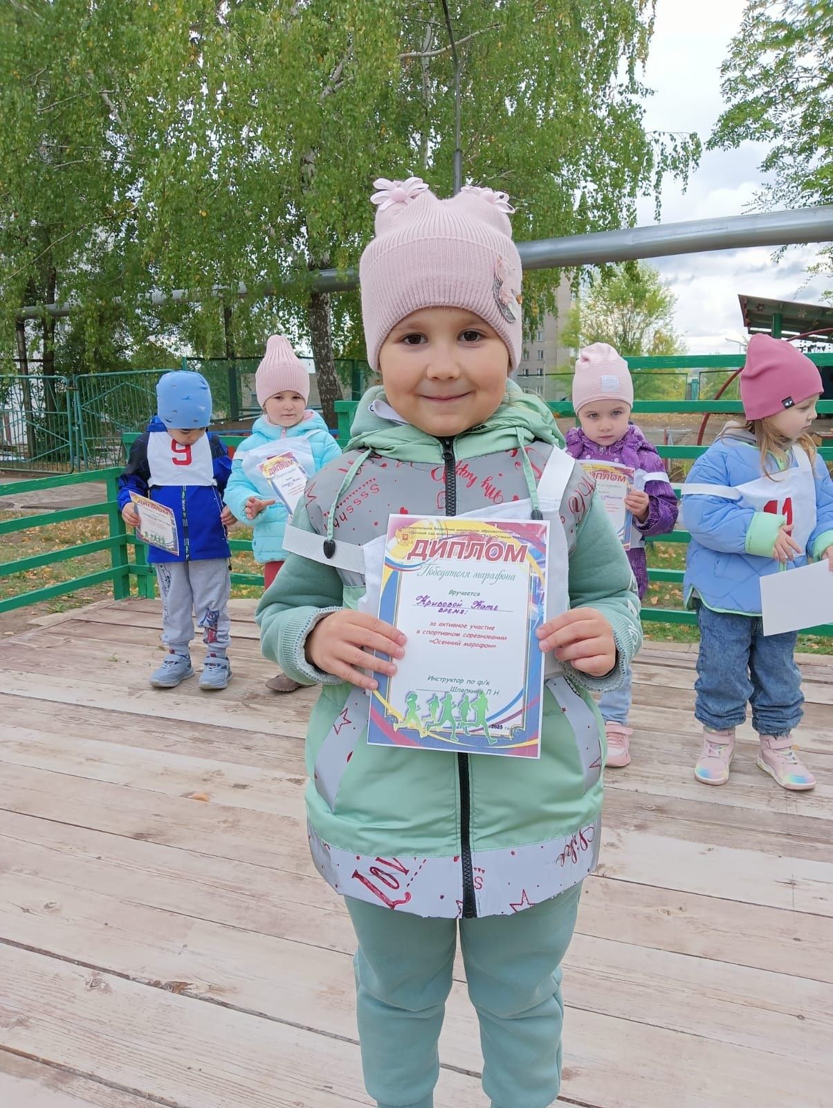 В детском саду «Огонек» прошел «Осенний марафон»