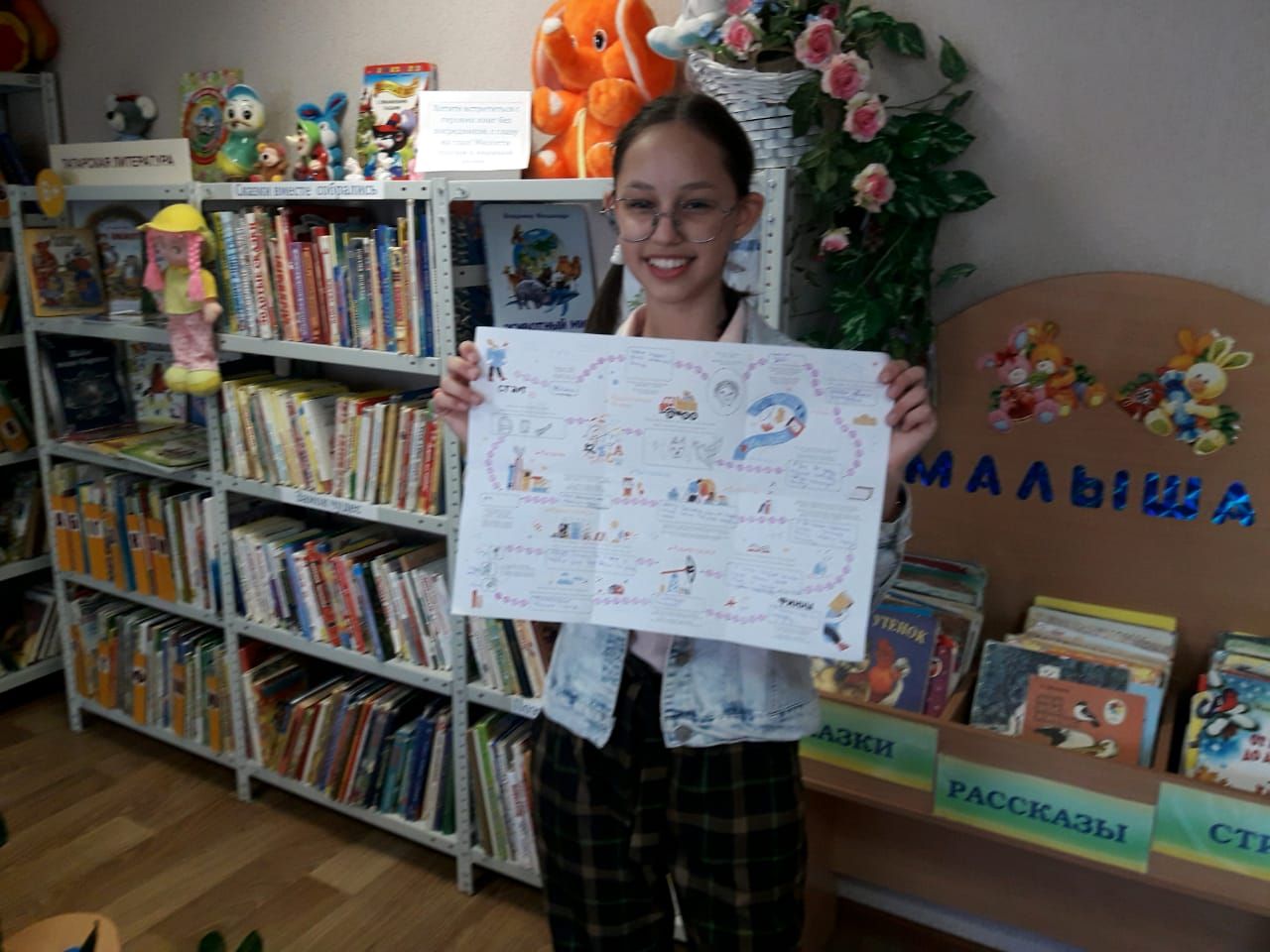 Китапстан: дети читают книги