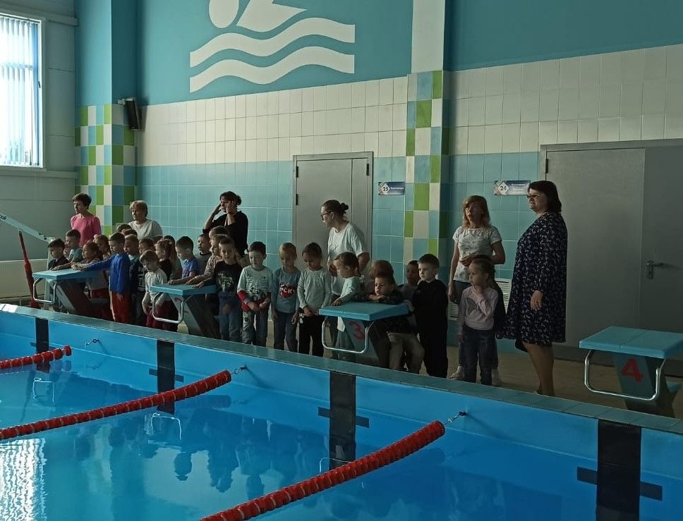 Воспитанники детского сада «Золотая рыбка» посетили плавательный бассейн