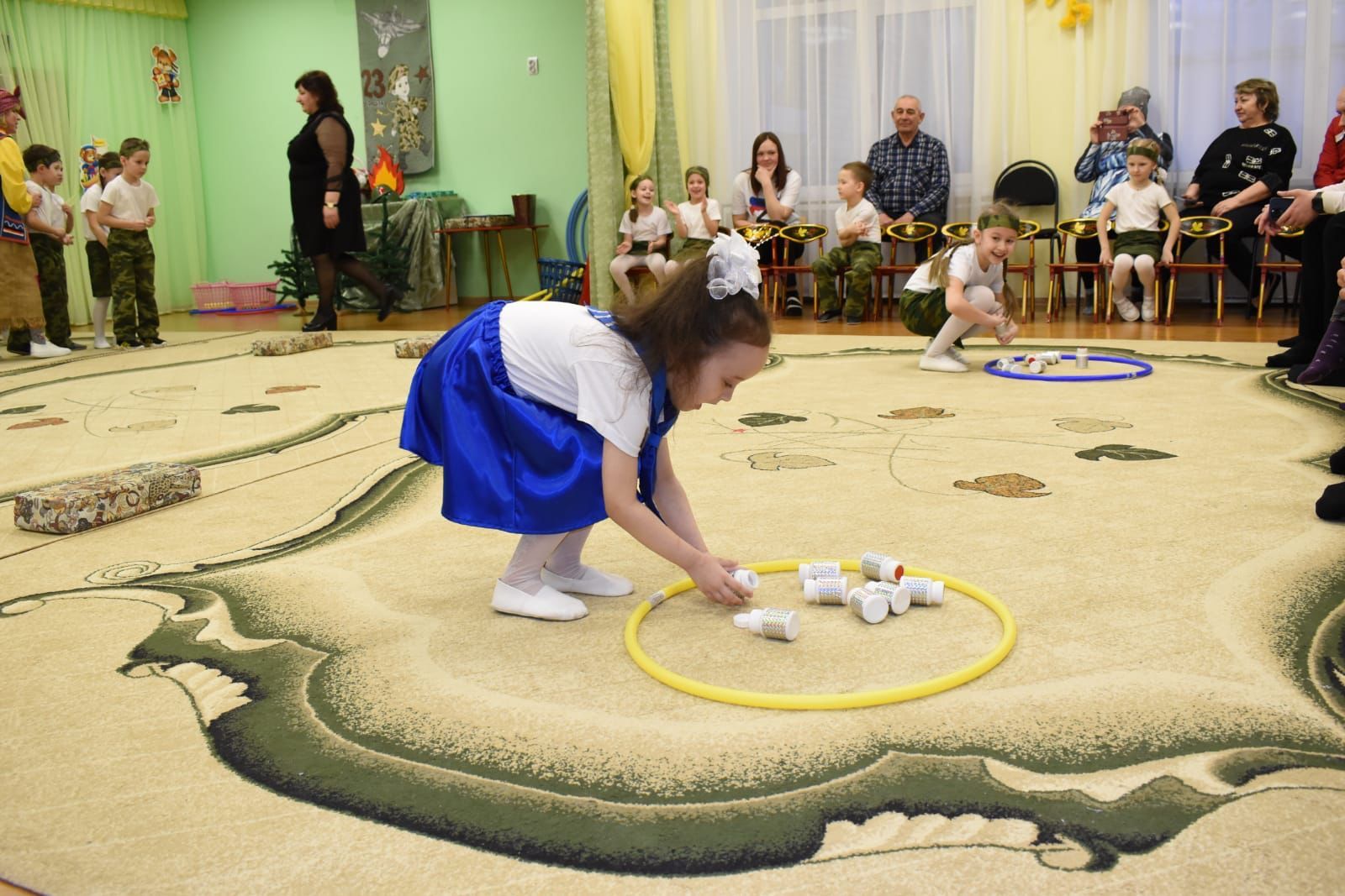 Праздник смелых и отважных мужчин прошёл в детском саду «Золотая Рыбка»