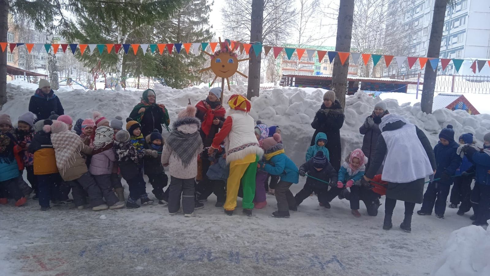 В детском саду «Золотая рыбка» прошла Масленица