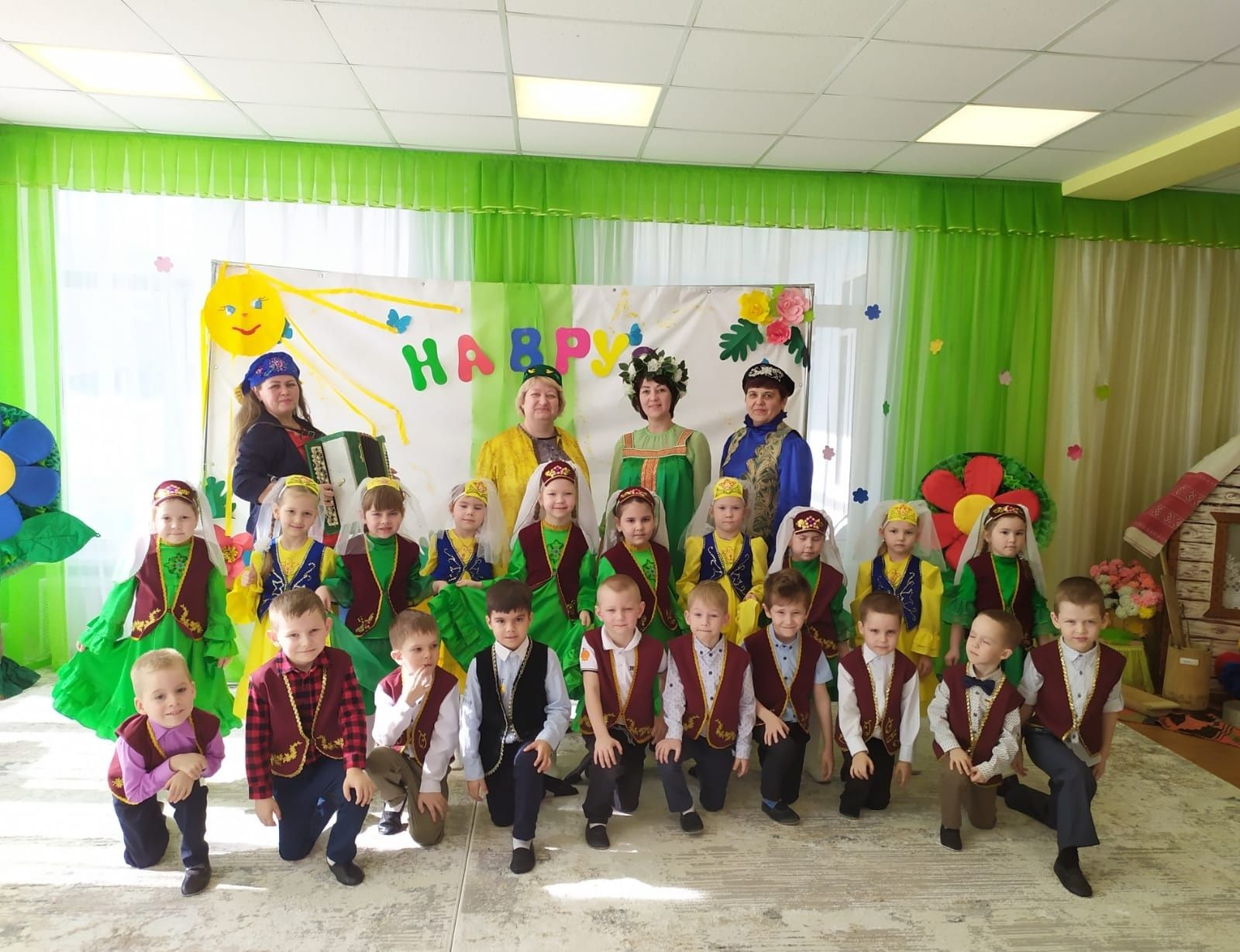 Воспитанники детского сада «Огонек» отметили праздник весны
