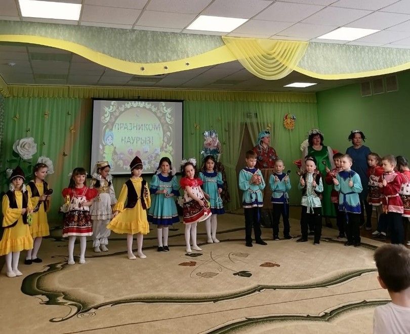 В детском саду «Золотая Рыбка» прошёл весенний праздник