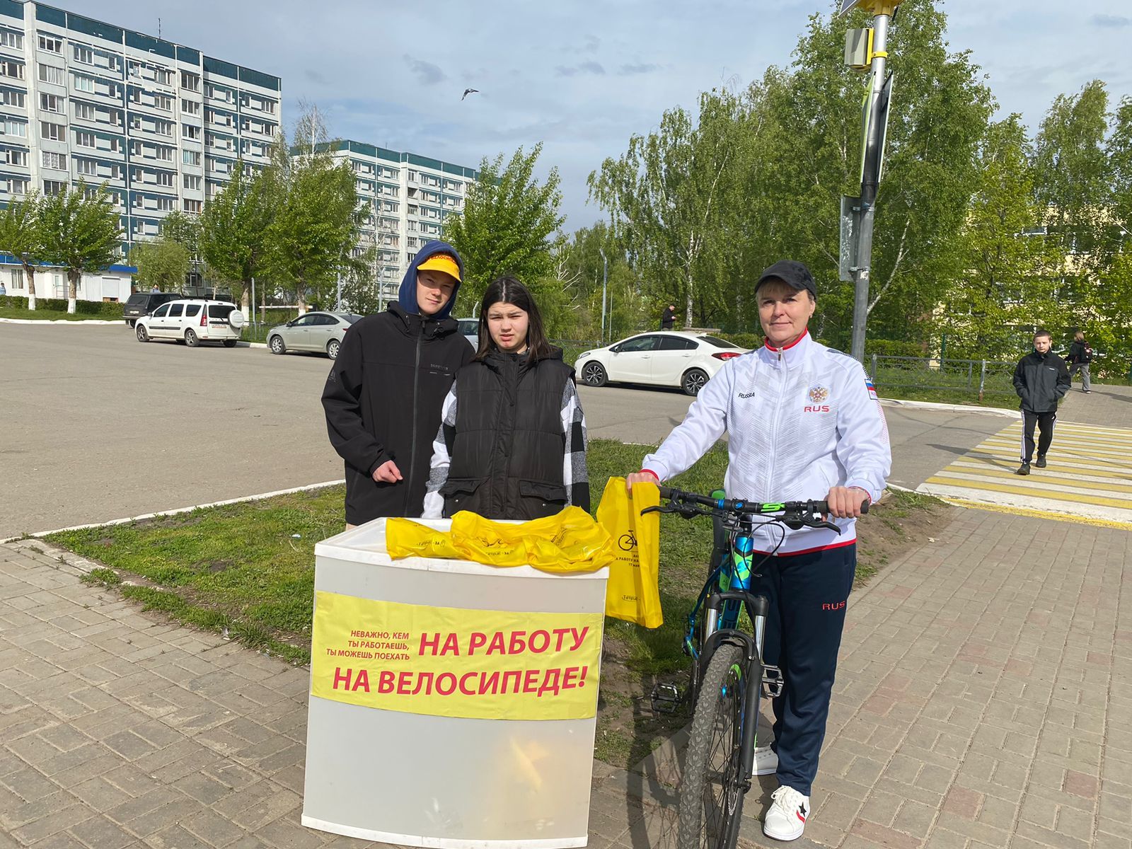 Камские Поляны присоединились к акции «На работу на велосипеде»