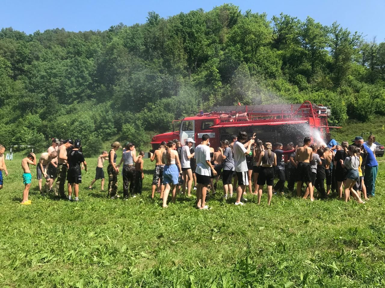 На территории Камских Полян функционирует палаточный лагерь «Зарница»