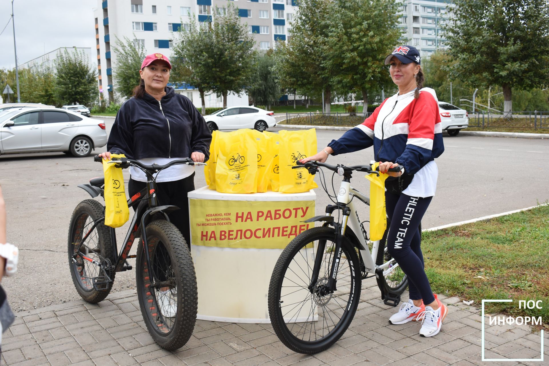 Жители Камских Полян присоединились к акции «На работу на велосипеде»