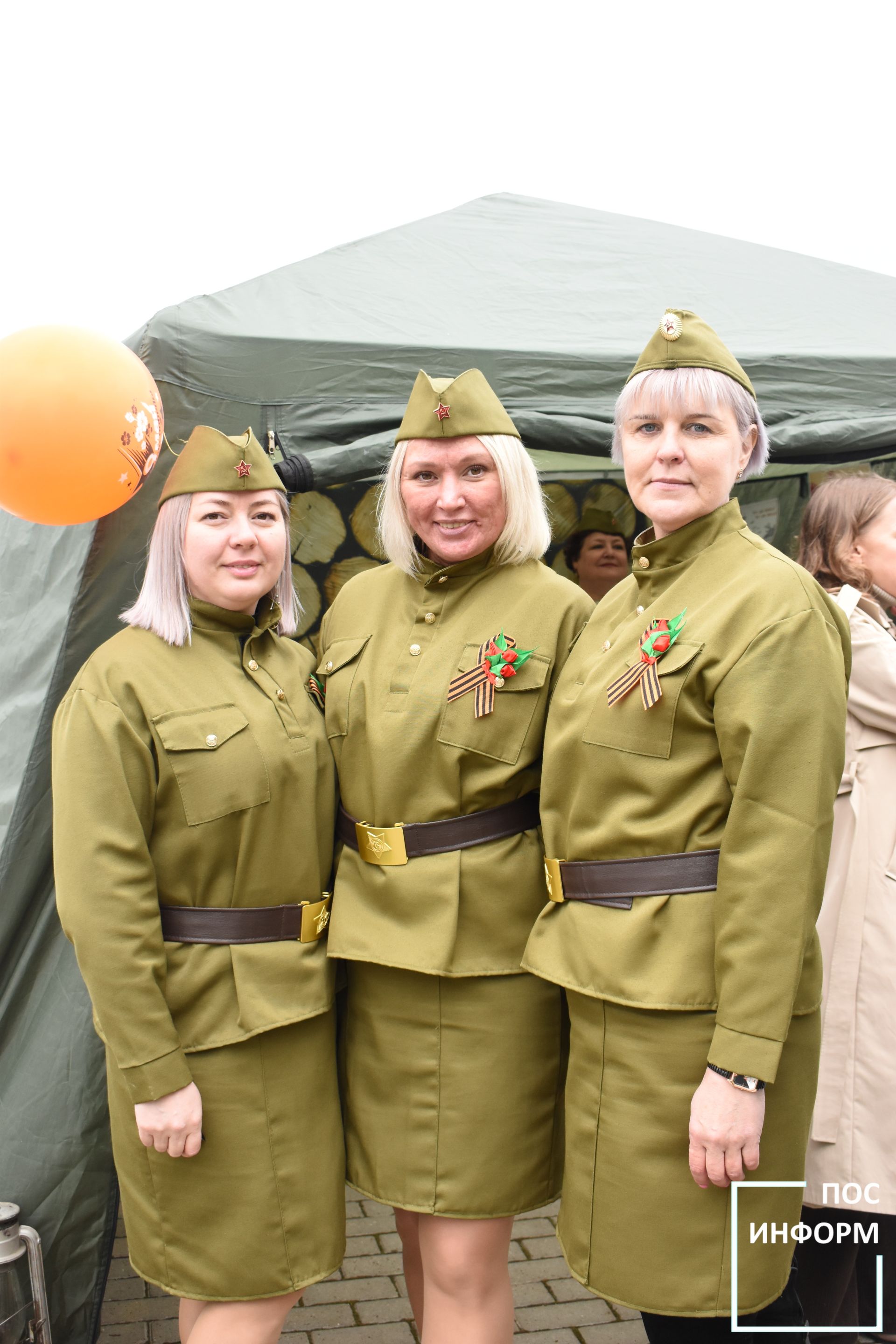 В День Победы для жителей Камских Полян организовали солдатский привал