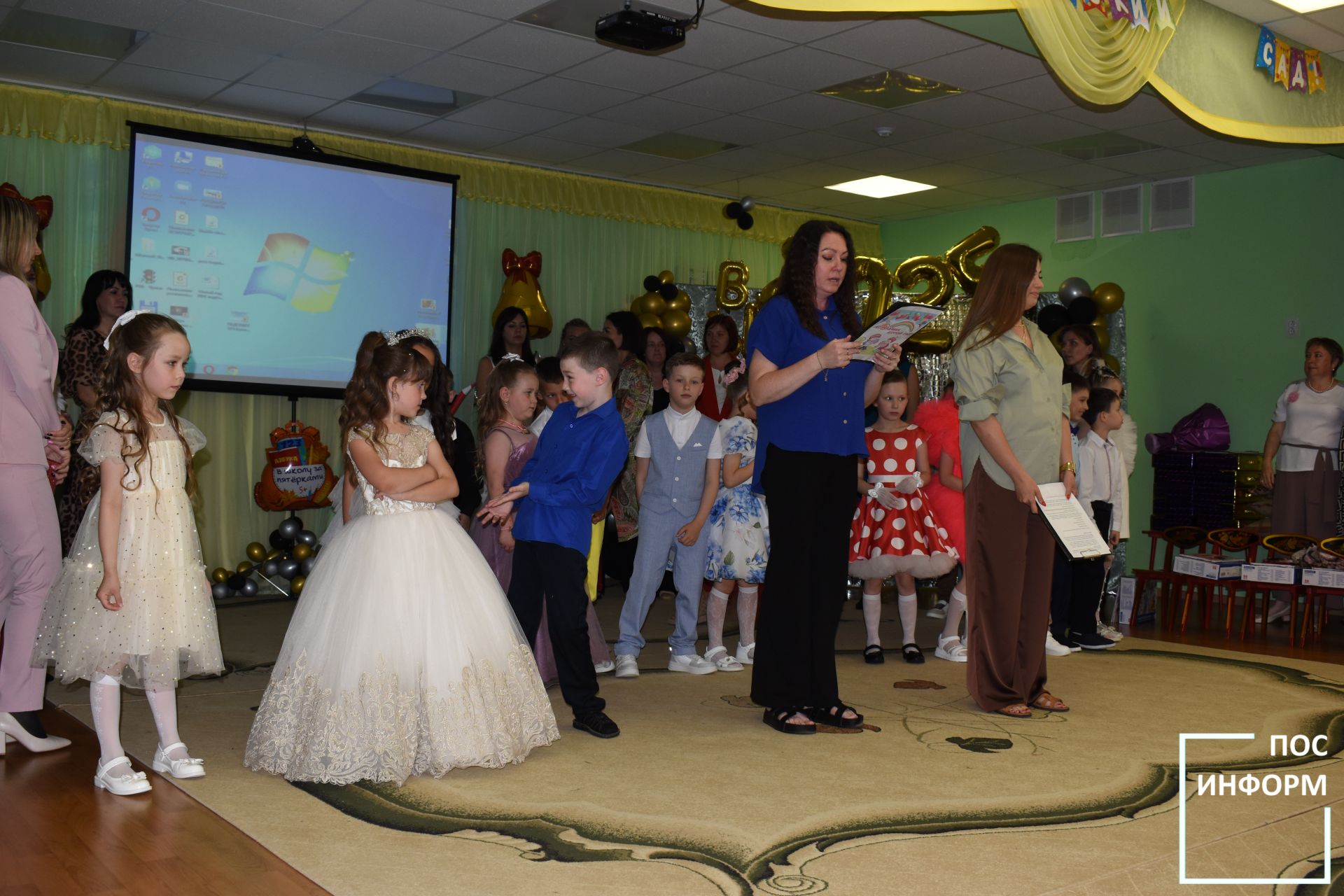 В детском саду «Золотая Рыбка» прошел выпускной вечер