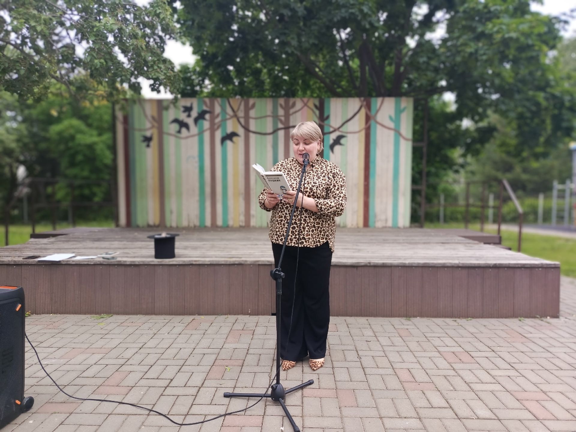 Открытый микрофон в честь Пушкина прошёл в сквере Молодёжный