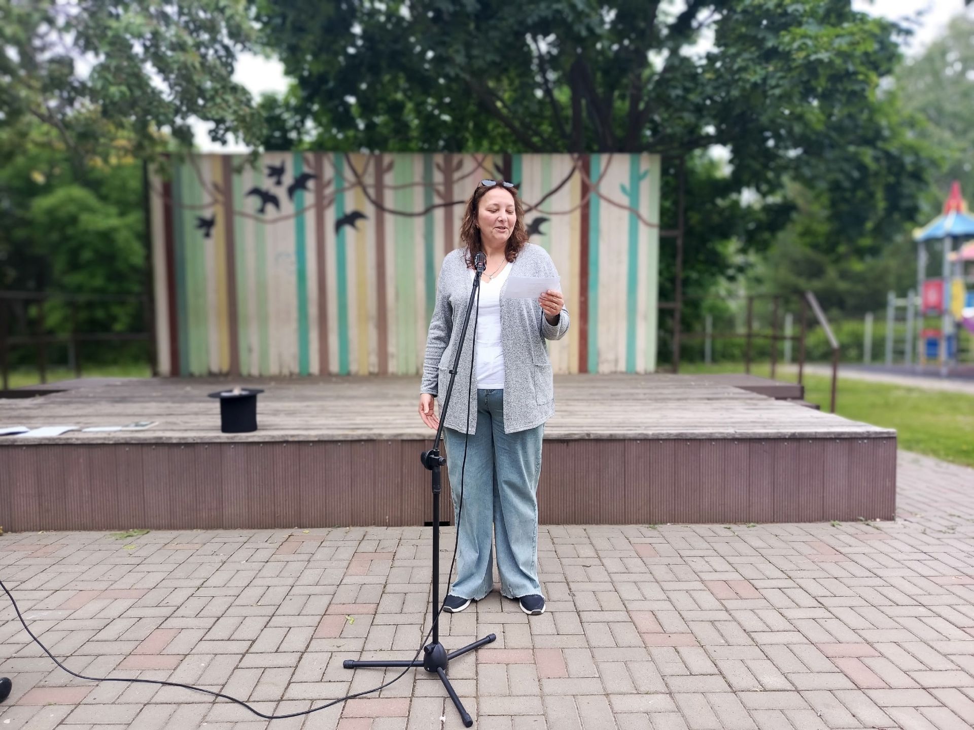 Открытый микрофон в честь Пушкина прошёл в сквере Молодёжный