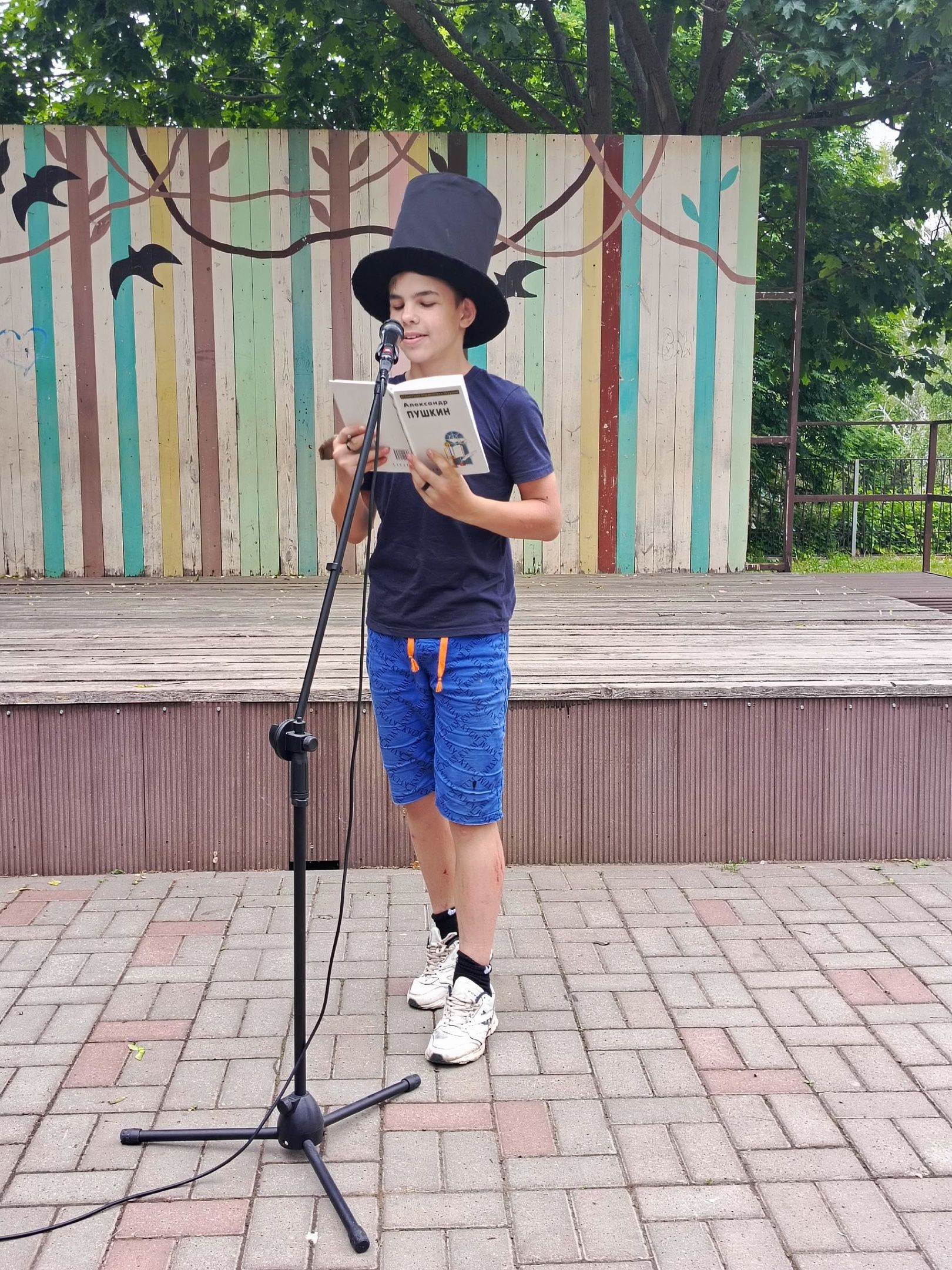 Открытый микрофон в честь Пушкина прошёл в сквере Молодёжный