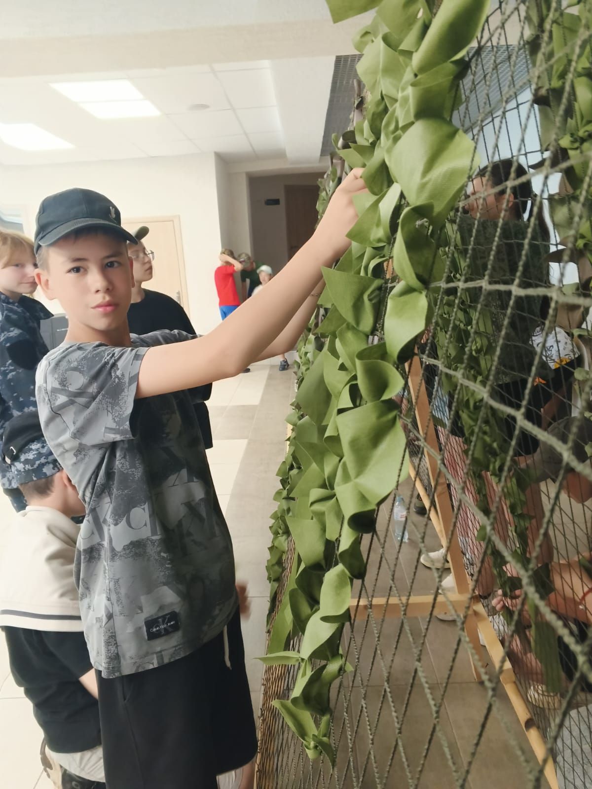 Курсанты военно-патриотического лагеря приняли участие в мастер-классе по плетению сетей