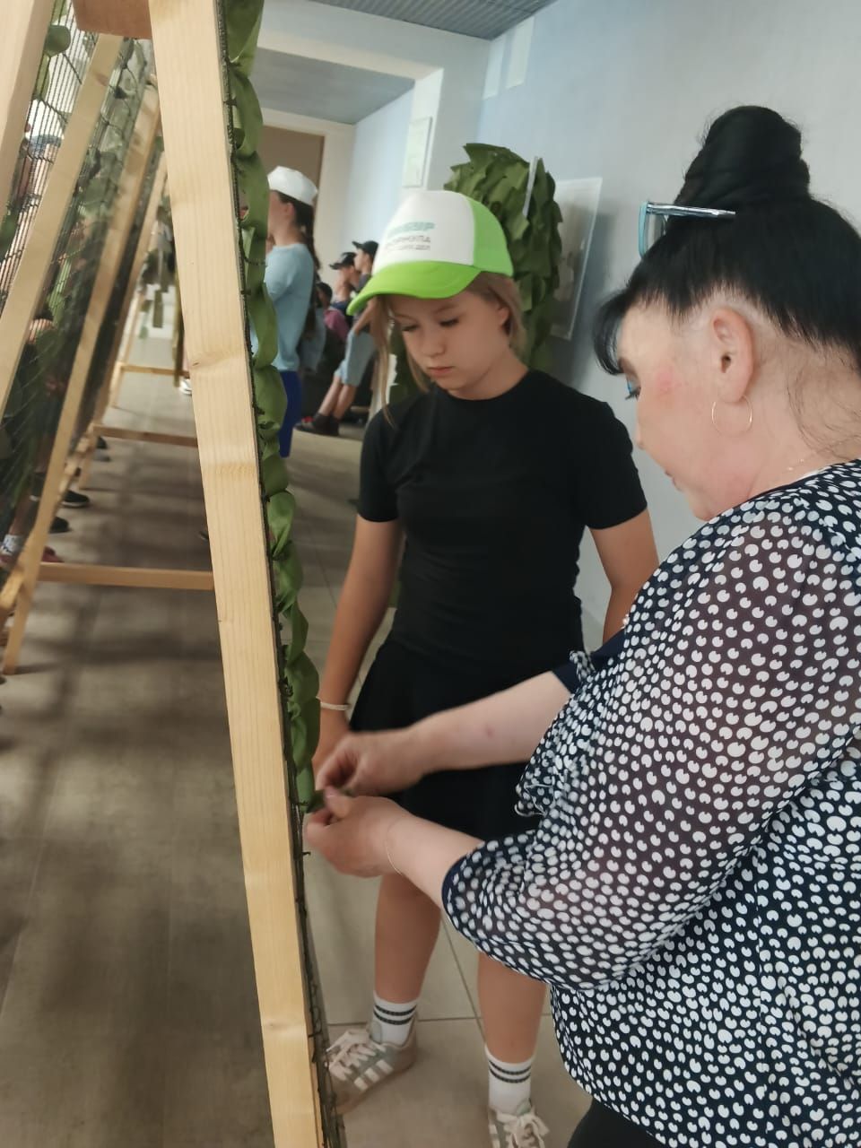 Курсанты военно-патриотического лагеря приняли участие в мастер-классе по плетению сетей