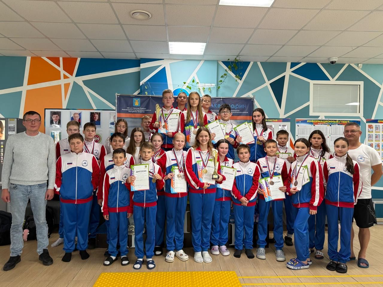 В плавательном бассейне «Аквамарин» Камских Полян прошло Первенство по плаванию