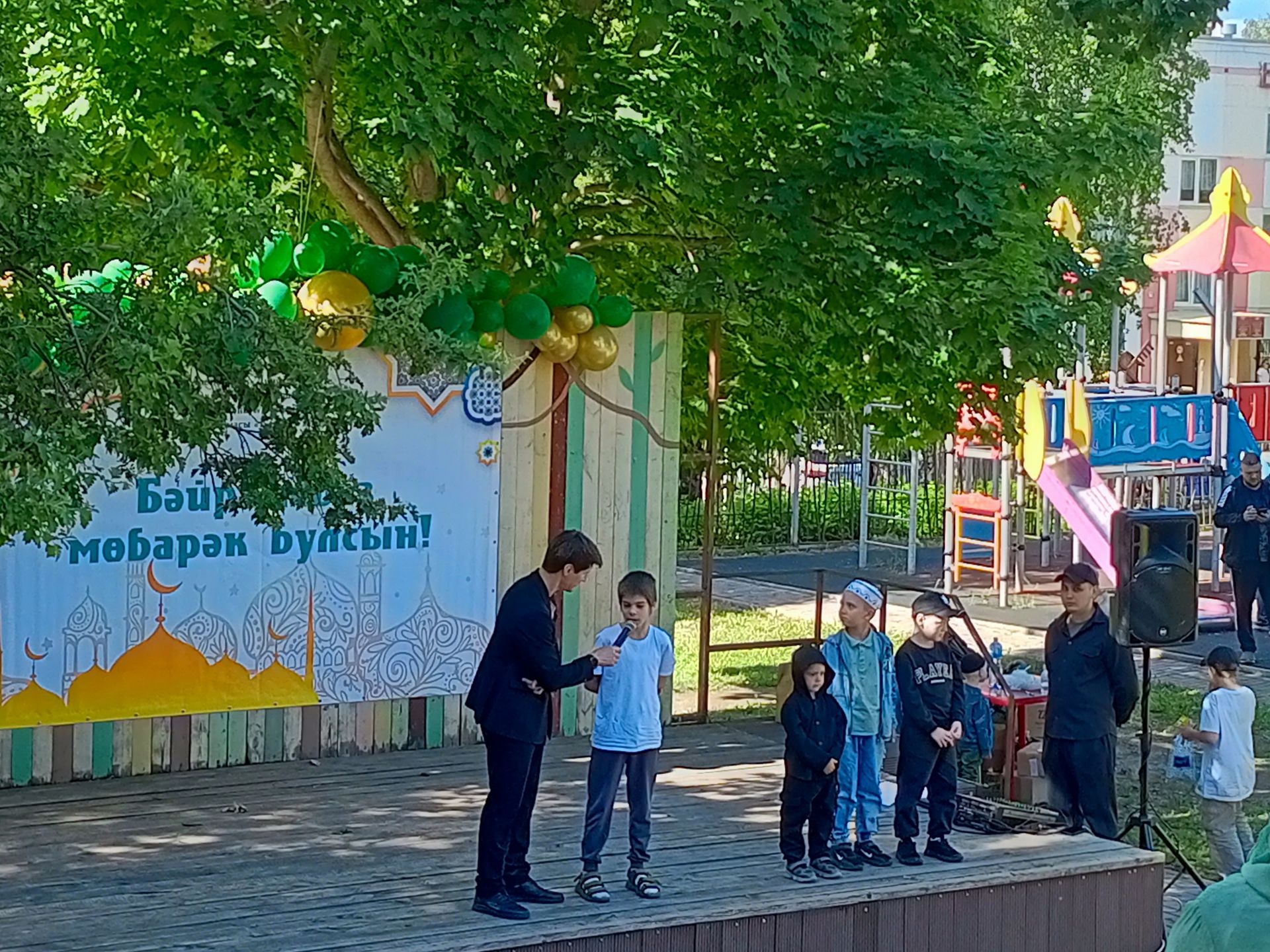 В Камских Полянах прошло торжественное мероприятие, посвященное Курбан-байраму