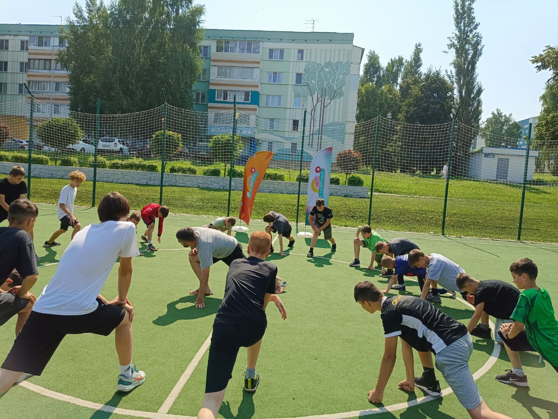 Спортивный калейдоскоп в Камских Полянах подарил заряд бодрости