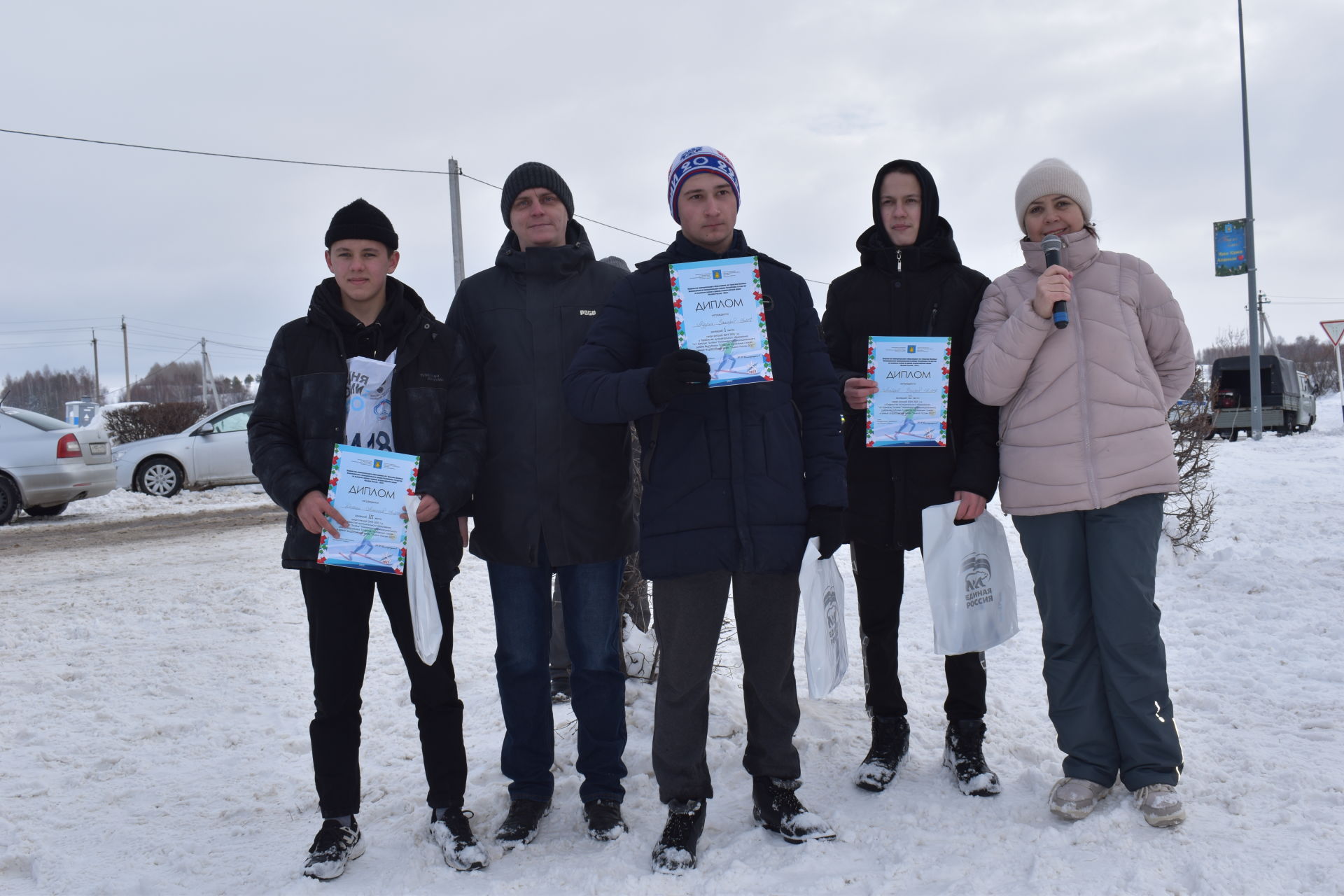 Камполянцы приняли участие в массовом забеге на лыжах в рамках Всероссийской акции «Лыжня России -2022»