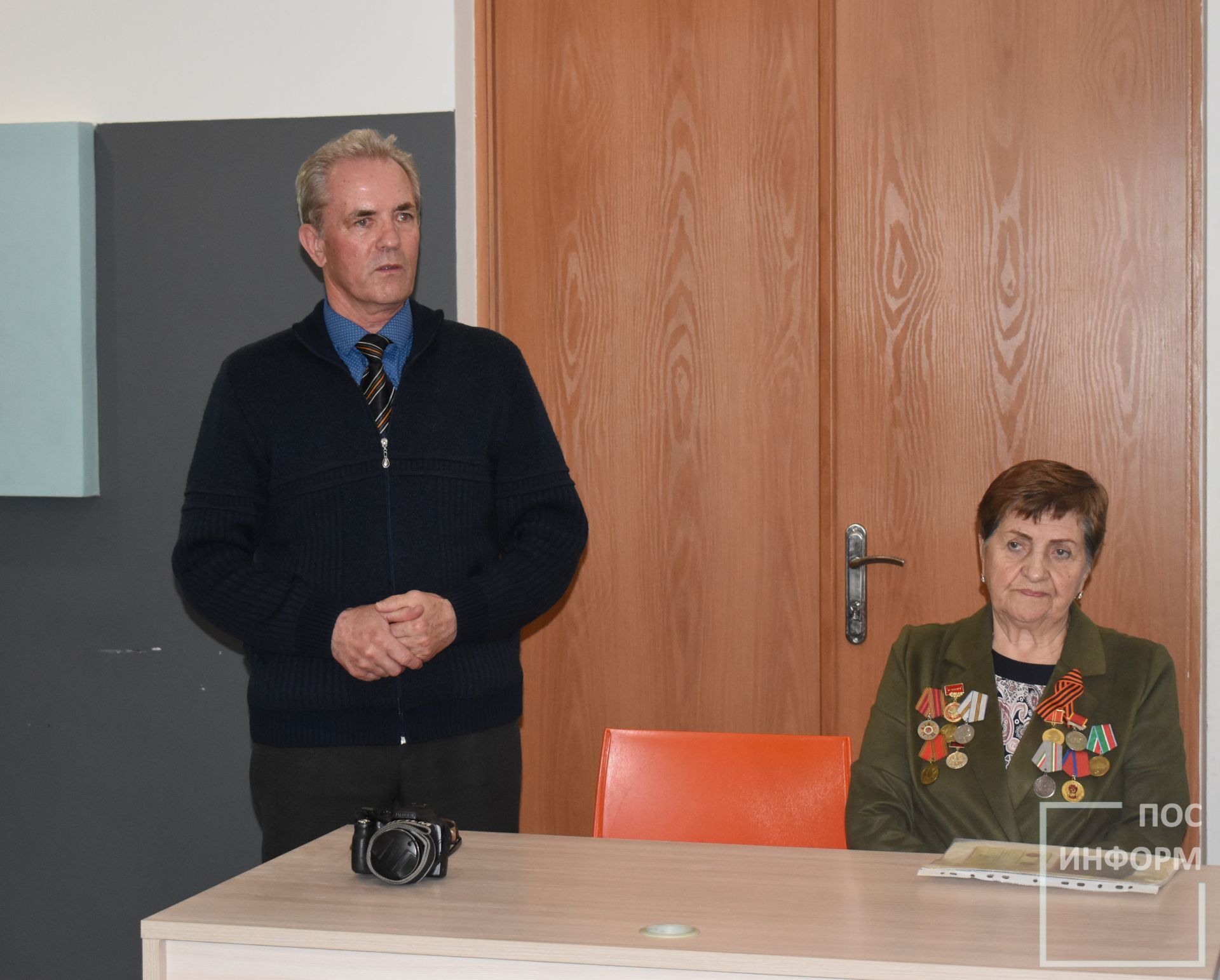 Для учащихся школ прошла встреча с членом Президиума Совета Ветеранов НМР и бывшей несовершеннолетней узницей концлагеря