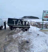 В Татарстане произошла авария: легковушка столкнулся с «УАЗом»,четыре человека погибли