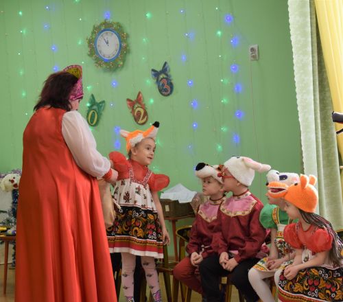 Открывай ворота – стучит Коляда в детском саду «Золотая Рыбка»