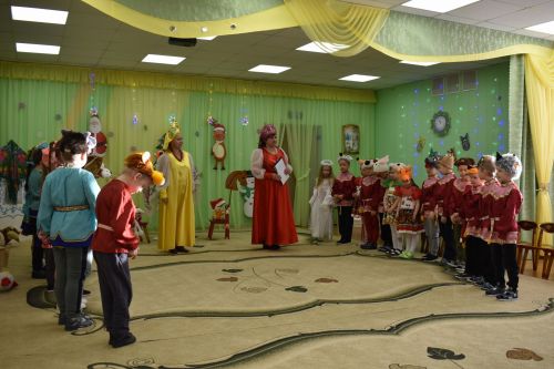 Открывай ворота – стучит Коляда в детском саду «Золотая Рыбка»