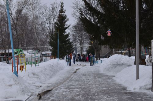 Пожарные учения в Камско-Полянском детском саду