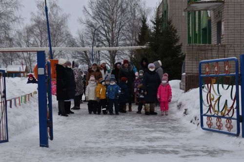 Пожарные учения в Камско-Полянском детском саду
