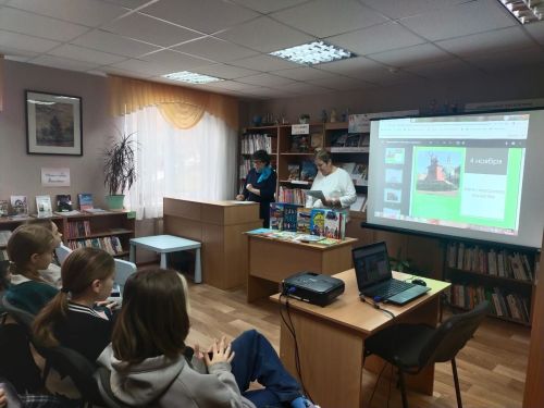 Учащиеся камполянской школы № 1 посетили библиотечный урок
