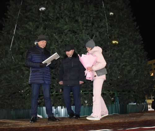 Торжественное открытие главной ёлки в Камских Полянах