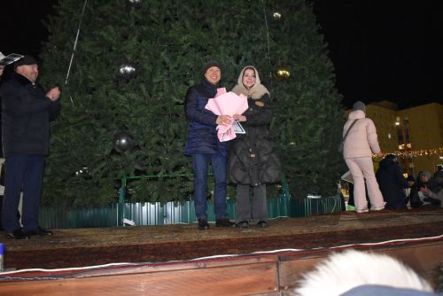 Торжественное открытие главной ёлки в Камских Полянах