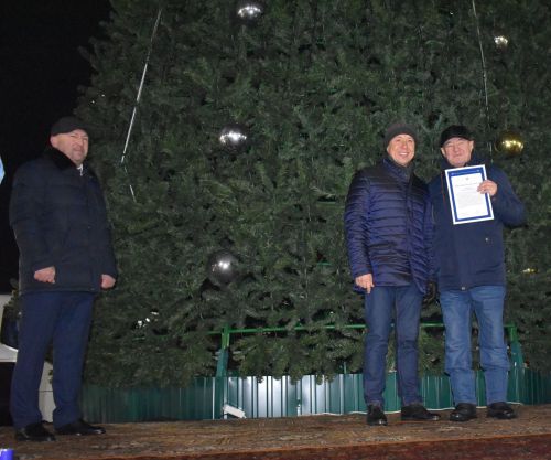 Торжественное открытие главной ёлки в Камских Полянах