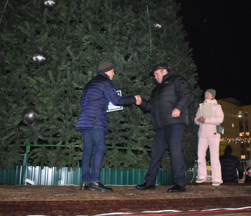 Торжественное открытие главной ёлки в Камских Полянах