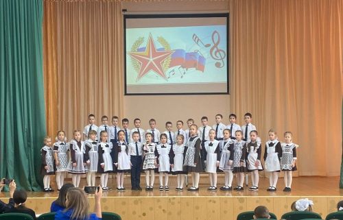 В камполянской школе №1 проходит школьный фестиваль патриотической песни «Пою тебе, мое Отечество»