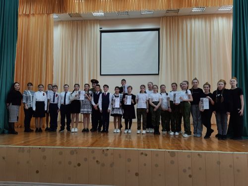 В камполянской школе №1 проходит школьный фестиваль патриотической песни «Пою тебе, мое Отечество»