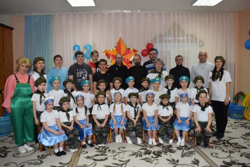 Праздник для пап в детском саду «Солнышко»