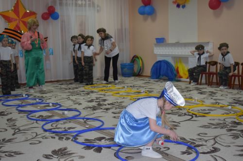 Праздник для пап в детском саду «Солнышко»
