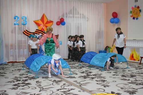Праздник для пап в детском саду «Солнышко»