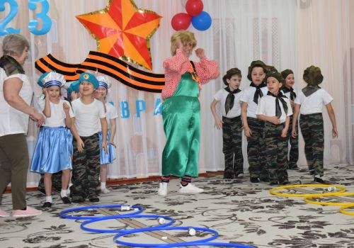 Праздник для пап в детском саду «Солнышко»