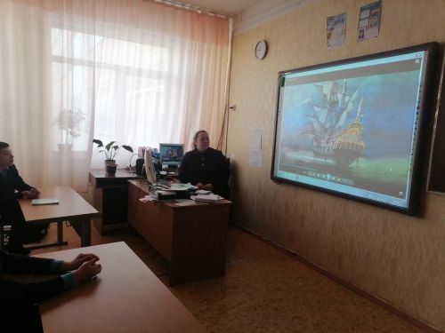В камполянской школе №1 провели внеурочные занятия «Разговоры о важном», посвященные Дню российской науки