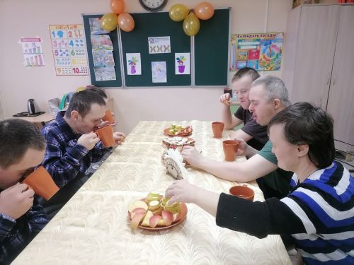 В Камско - Полянском доме - интернате для «солнечных» людей провели мероприятие