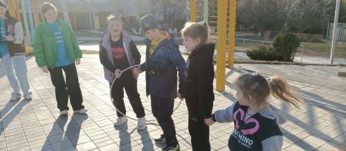 Активисты Детской районной Думы провели мероприятие «Спортивный час»