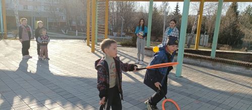 Активисты Детской районной Думы провели мероприятие «Спортивный час»