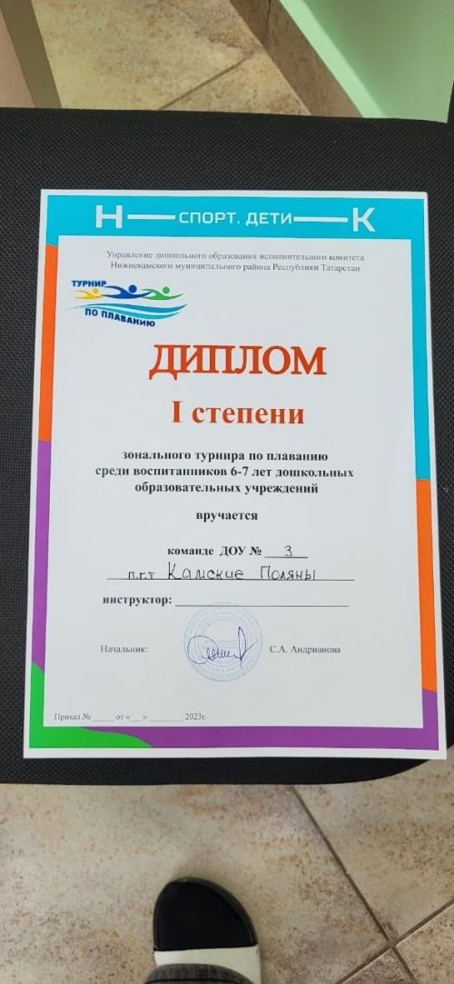 Воспитанники детского сада «Огонек» приняли участие в зональном турнире по плаванию