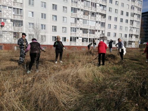 Сотрудники ЦДТ «Радуга» присоединились к всеобщему субботнику