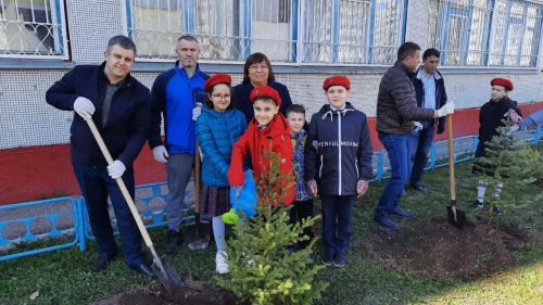 Избиркомнижнекамск: Акция «Ель от папы»
