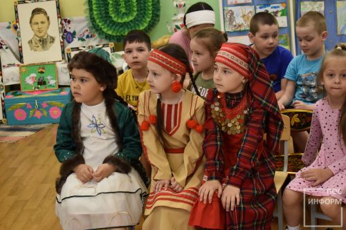 Праздник ко дню рождения татарского поэта в детском саду «Огонёк»