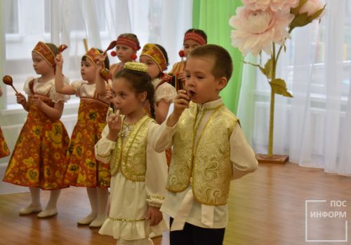Праздник ко дню рождения татарского поэта в детском саду «Огонёк»