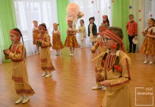 Праздник ко дню рождения татарского поэта в детском саду «Огонёк»