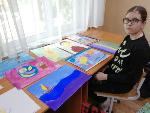 В ЦДТ «Радуга» начались зачеты в объединении изобразительного искусства «Палитра»