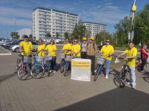 Камполянцы присоединились к акции «На работу, на велосипеде»